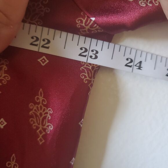 Oscar de la Renta Pink Label Long Sleeve Loungewear Sleep Button Silky Size L - Picture 9 of 13